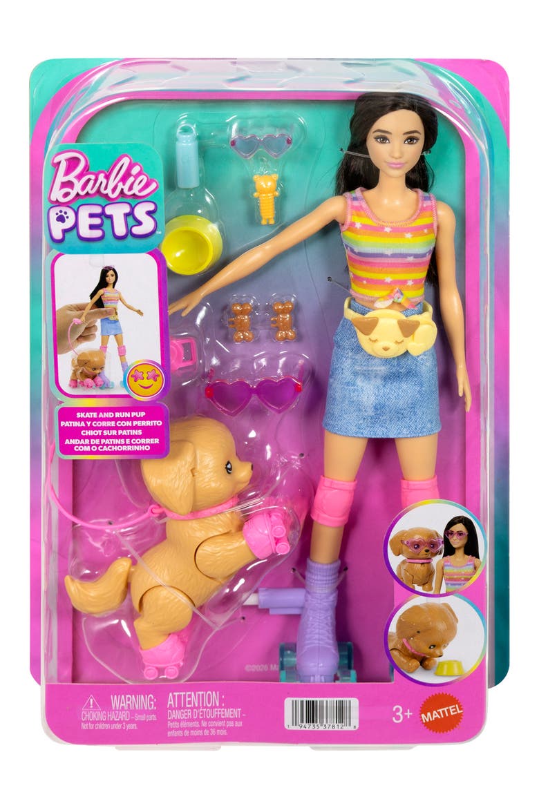 Kids' Feature Pet Brunette Doll Set, Alternate, color, BRUNETTE