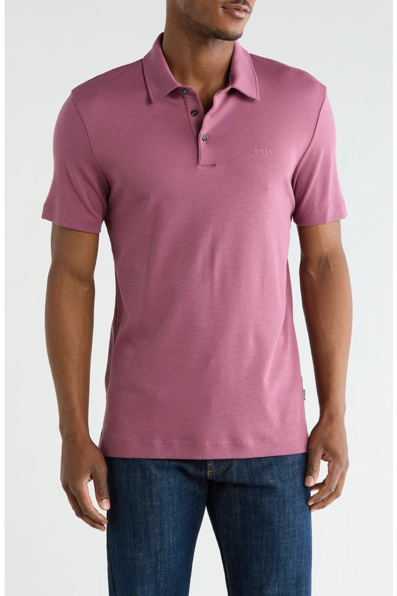 Palosh Short Sleeve Polo, Main, color, PURPLE