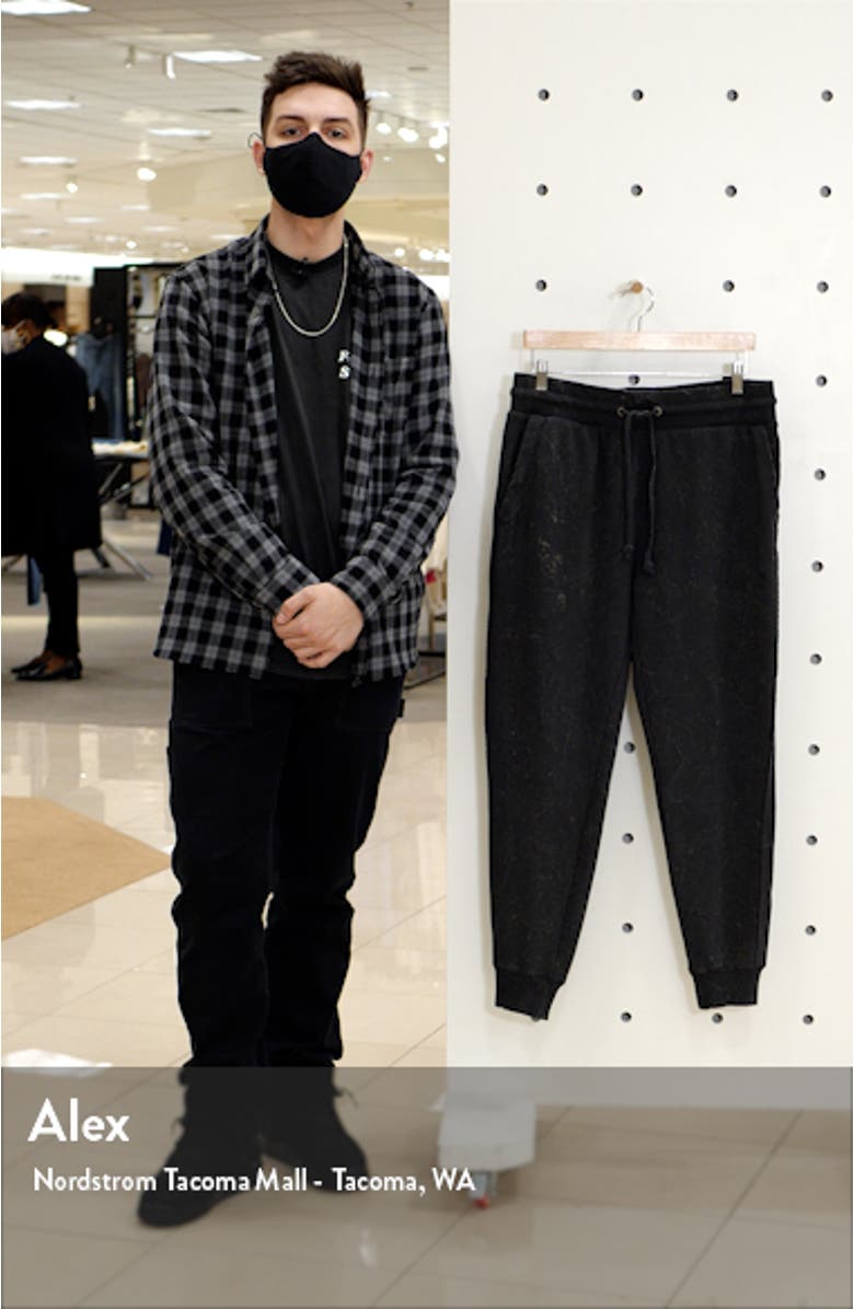 Men's Crinkle French Terry Joggers, sales video thumbnail