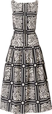 Adrianna Papell Print Drop Waist Sleeveless Maxi Dress