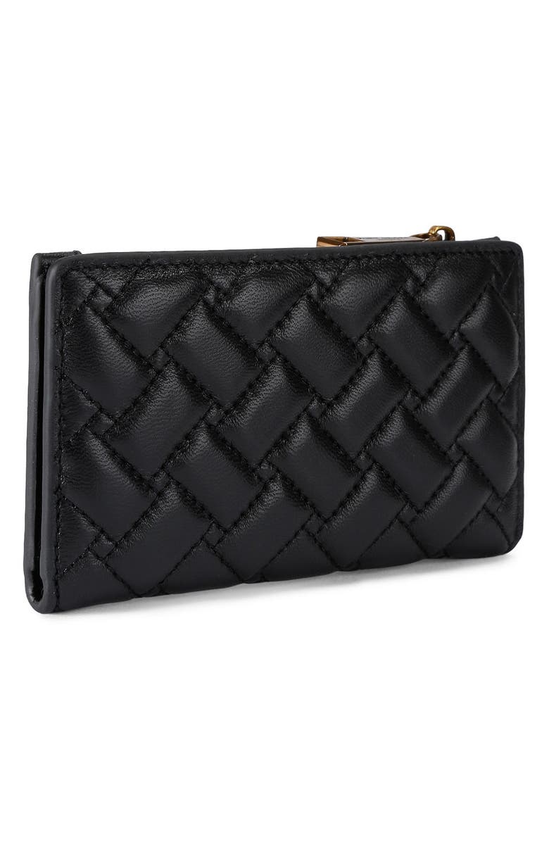 Kurt Geiger London Kensington Quilted Leather Bifold Wallet, Alternate, color, Black