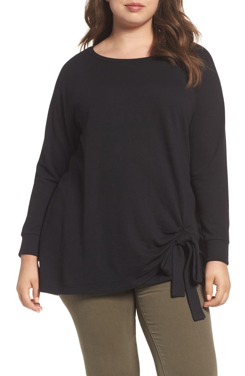 Caslon<sup>®</sup> Tie Knot Sweatshirt, Main, color,