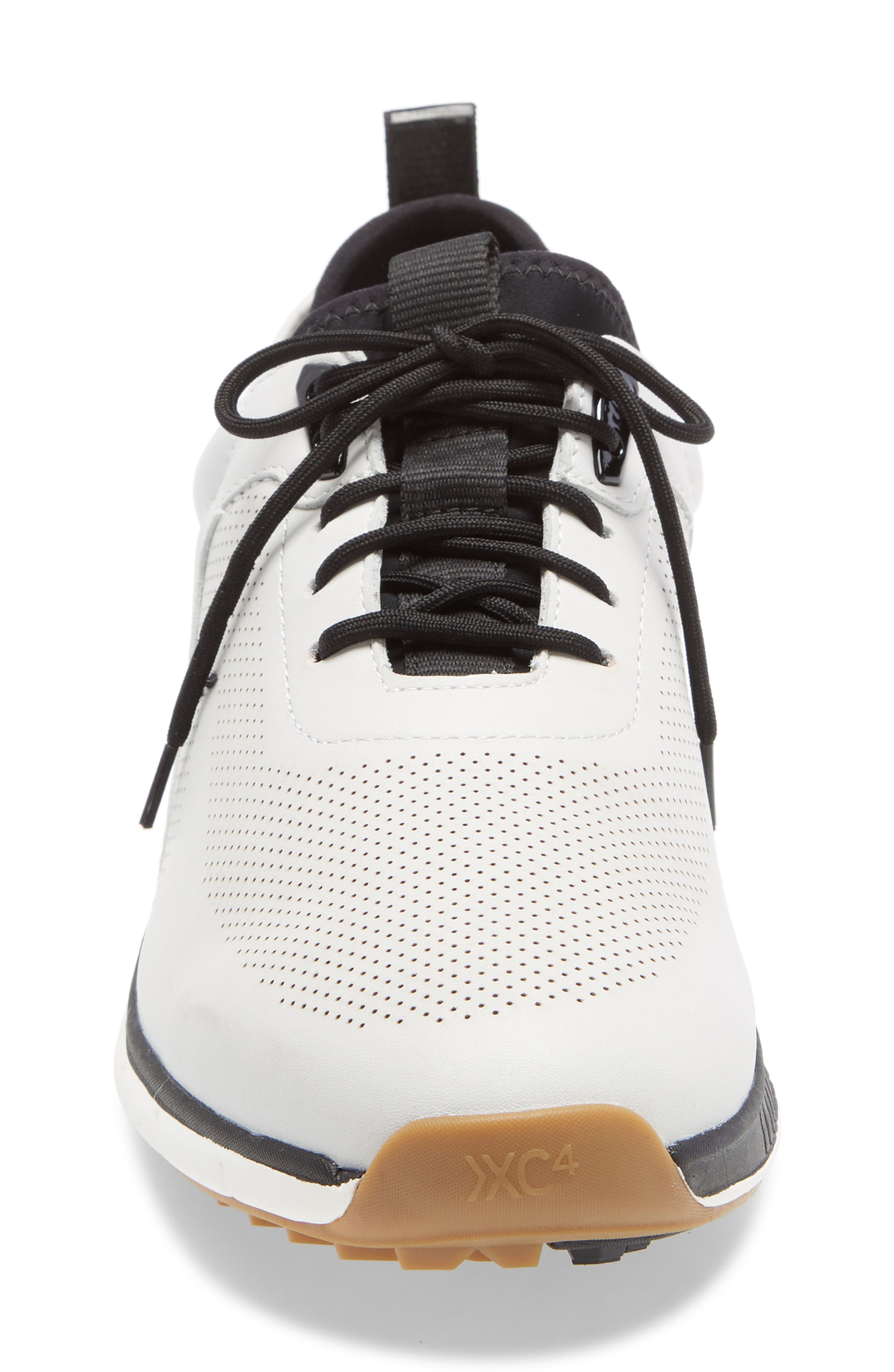 H-1 Luxe Waterproof Golf Shoe, Alternate, color, WHITE WATERPROOF