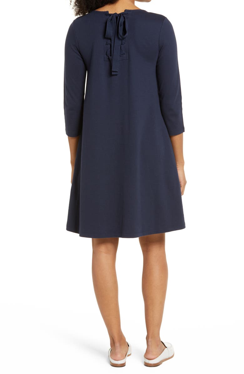 1901 Tie Back Stripe Knit Dress, Alternate, color, 