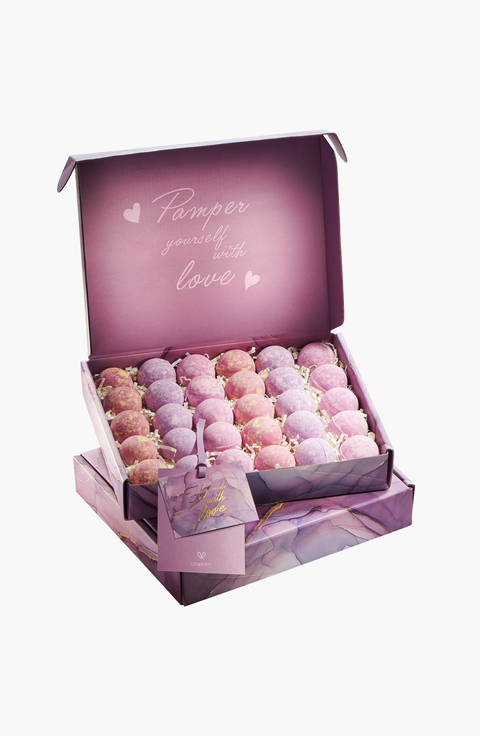 30-Piece Handmade Bath Bombs Gift Set