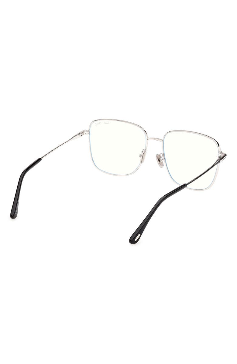 TOM FORD 56mm Square Optical Glasses, Alternate, color, 