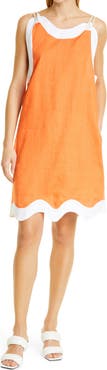STAUD Renata Linen Sundress