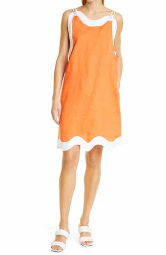 STAUD Renata Linen Sundress