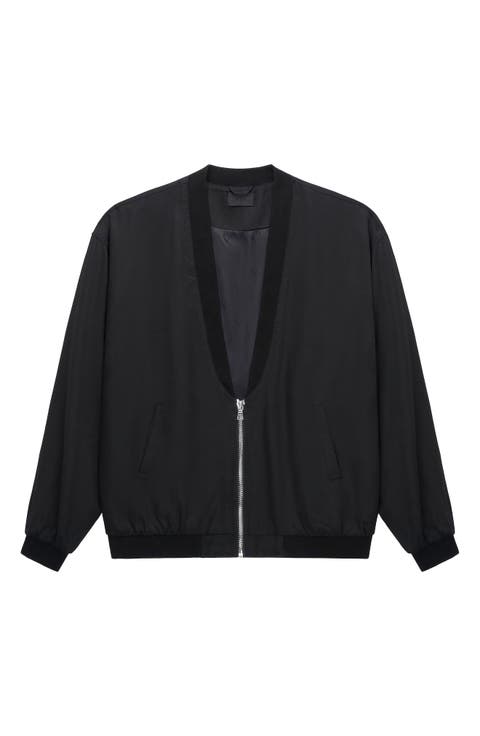 Leonard Flag Graphic Bomber Jacket