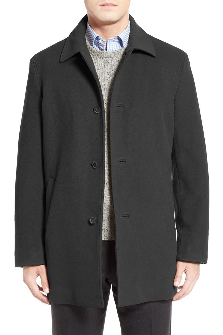 Wool Blend Overcoat, Main, color, CHARCOAL