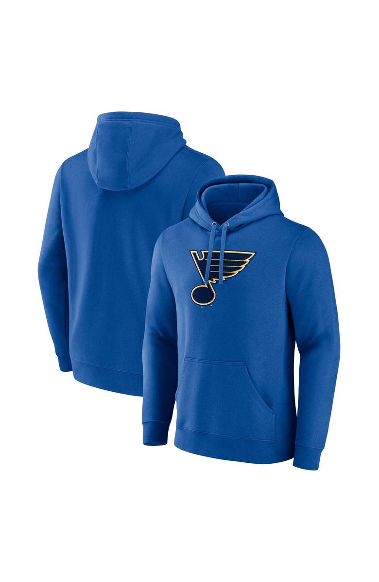 FANATICS Men's Blue St. Louis Blues Primary Logo Pullover Hoodie, Main, color, Blue
