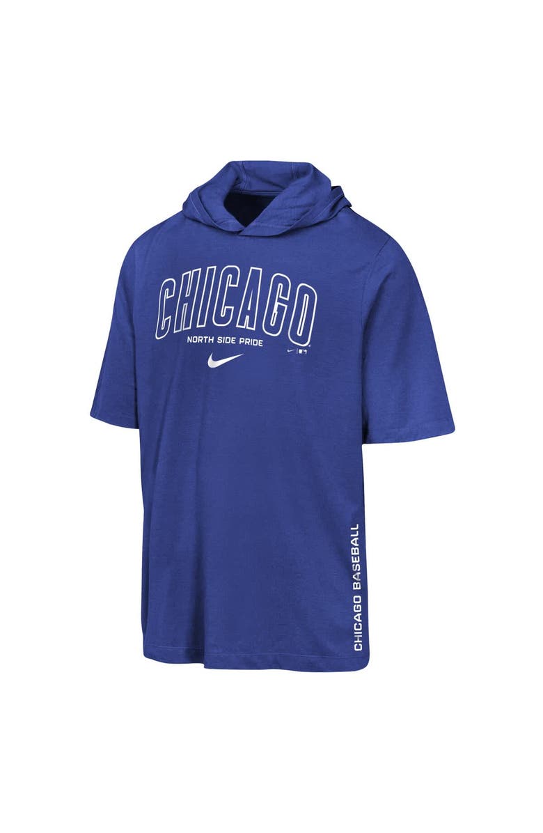 Nike Youth Nike  Royal Chicago Cubs Dri-FIT Hooded T-Shirt, Alternate, color, Royal