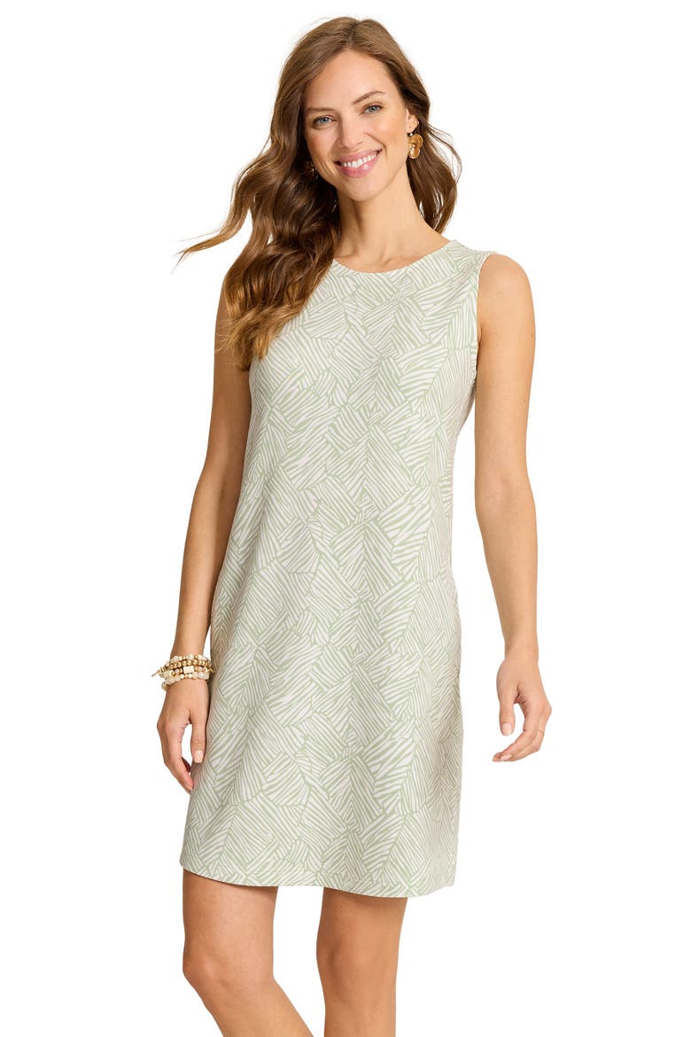 Palm Voyage Porto Fronds Tank Dress, Alternate, color, EX LT MARGARITA