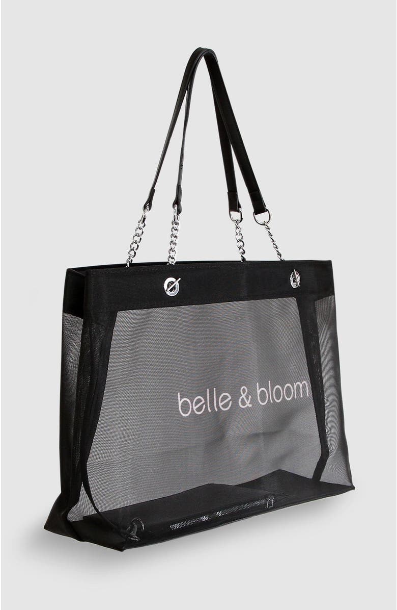 Belle & Bloom Wild Lover Tote Bag, Alternate, color, Black/White