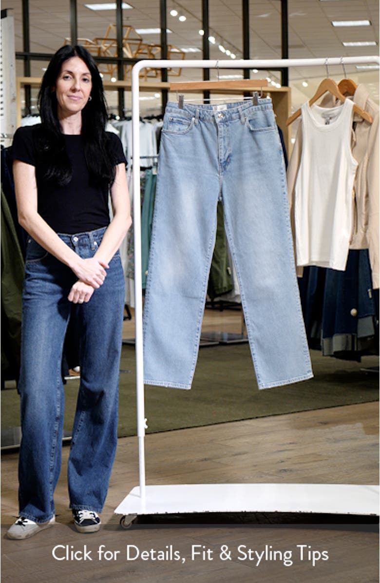 The Pixie Ruler High Waist Straight Leg Jeans, sales video thumbnail