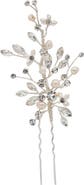 Brides & Hairpins Sabra Freshwater Pearl & Crystal Hair Pin