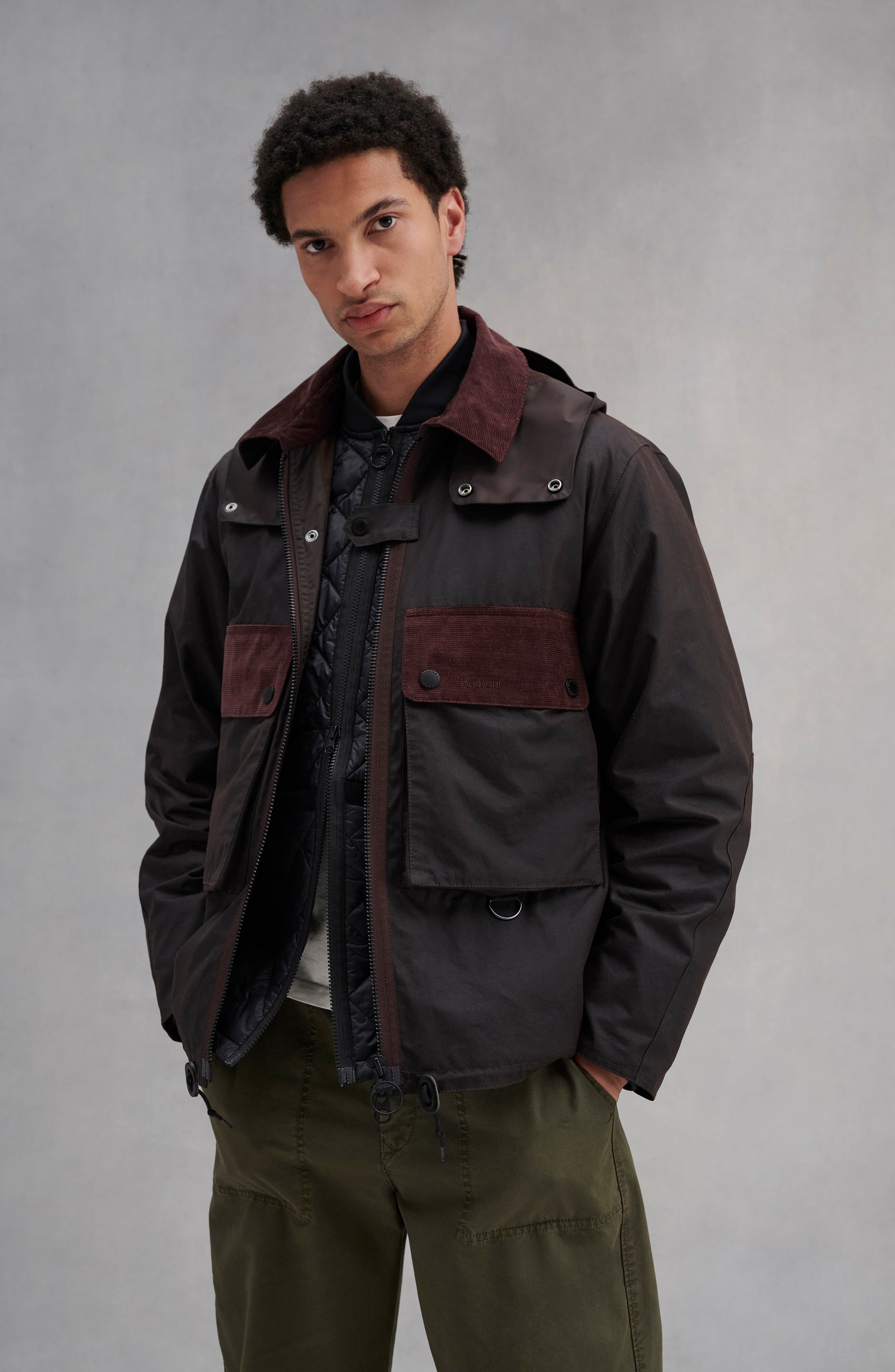 Re-Engineered Spey Waxed Cotton Jacket (Men) | Nordstrom