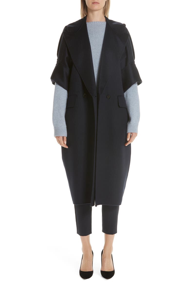 Pelago Double Breasted Cashmere Coat, Main, color, ULTRAMARINE