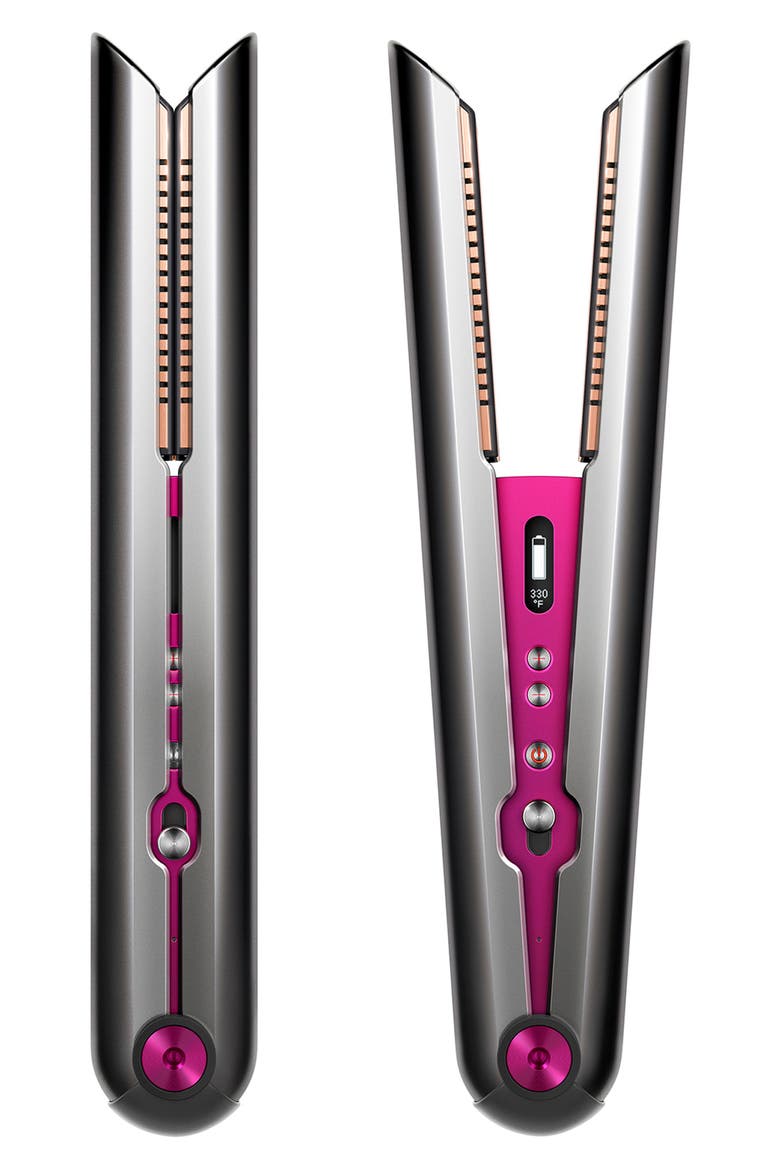 Corrale™ Straightener - Refurbished, Main, color, NICKEL/ FUCHSIA