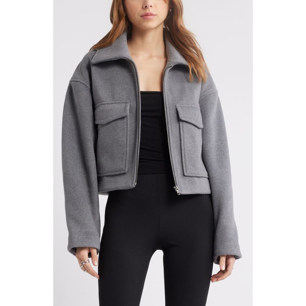 OPEN EDIT OPEN EDIT CROP ZIP JACKET