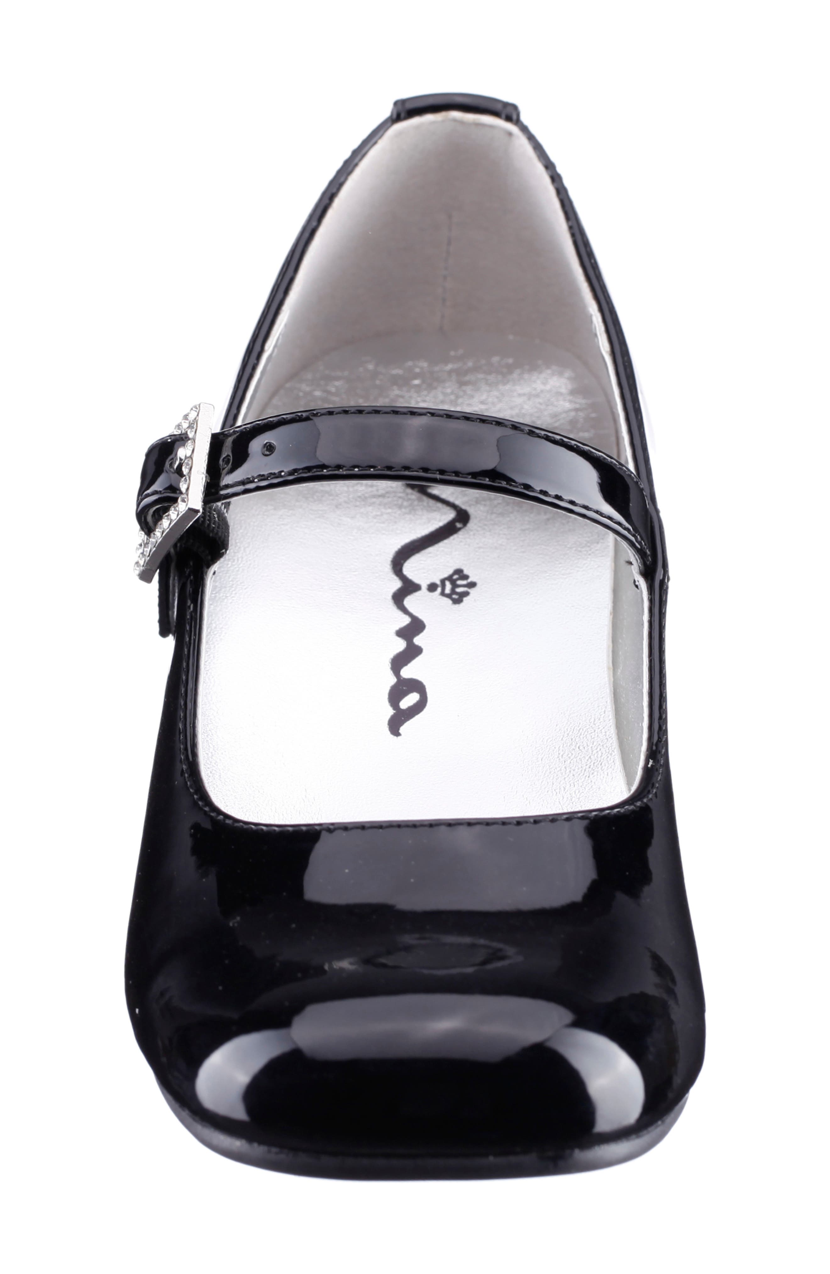 Nina Kids' Mila Mary Jane, Alternate, color, Black Patent