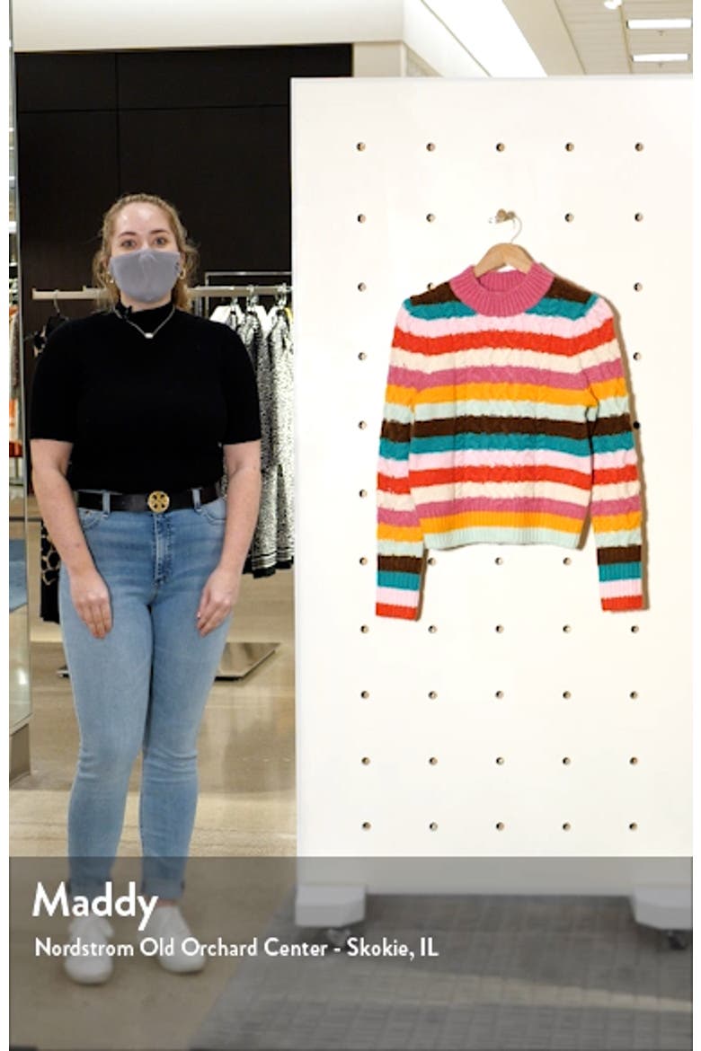 x Atlantic-Pacific Cable Knit Sweater video