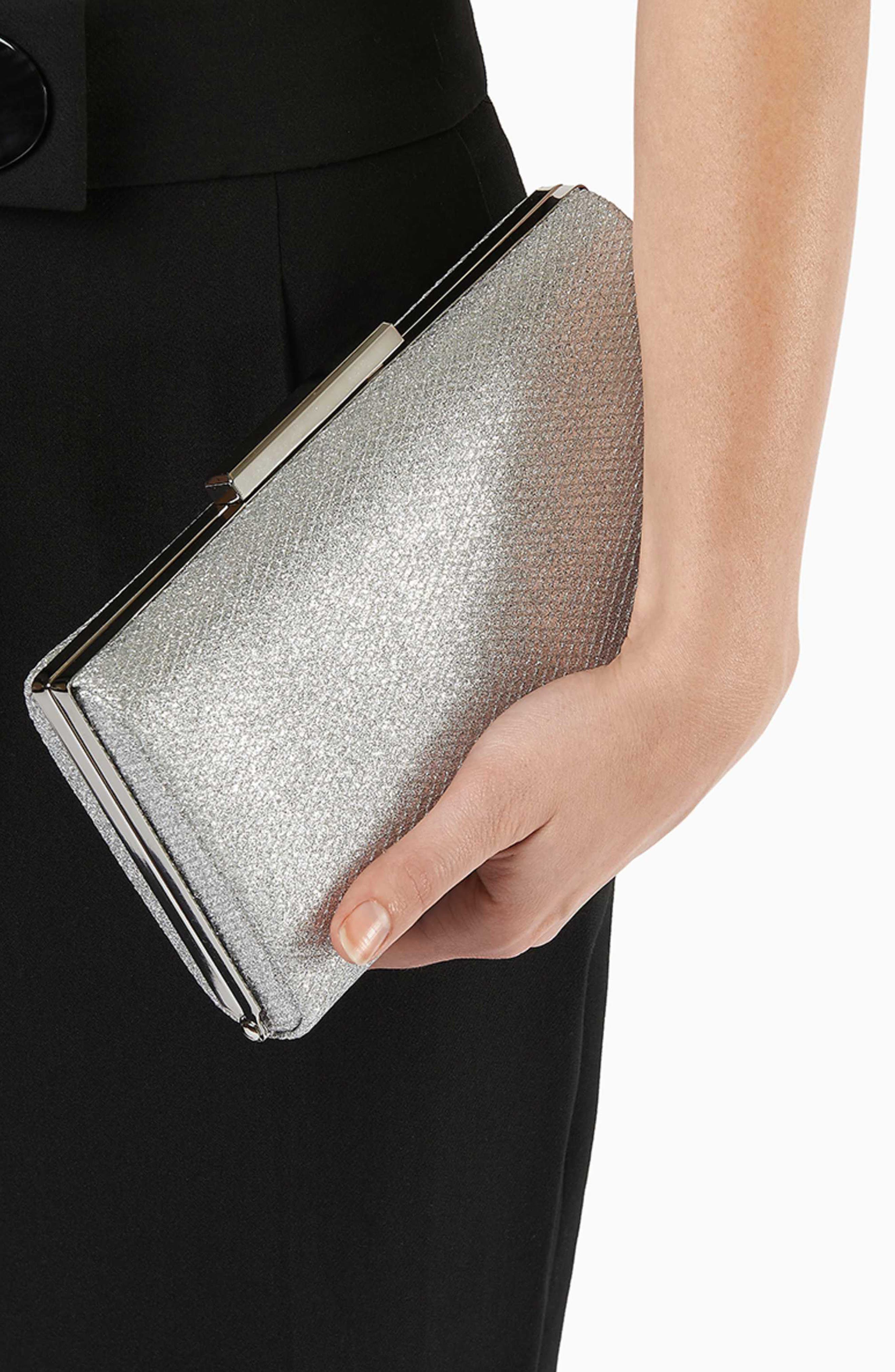 Dune London Binita Frame Clutch, Alternate, color, 