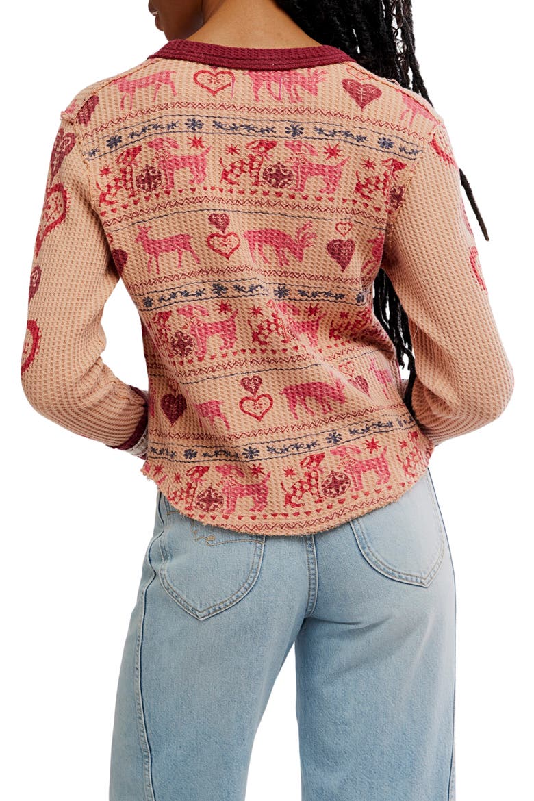 Blissful Layering Long Sleeve T-Shirt, Alternate, color, LATTE COMBO