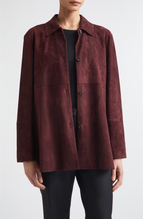 Suede Shirt Jacket
