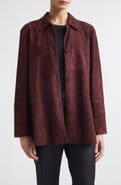 Max Mara Suede Shirt Jacket
