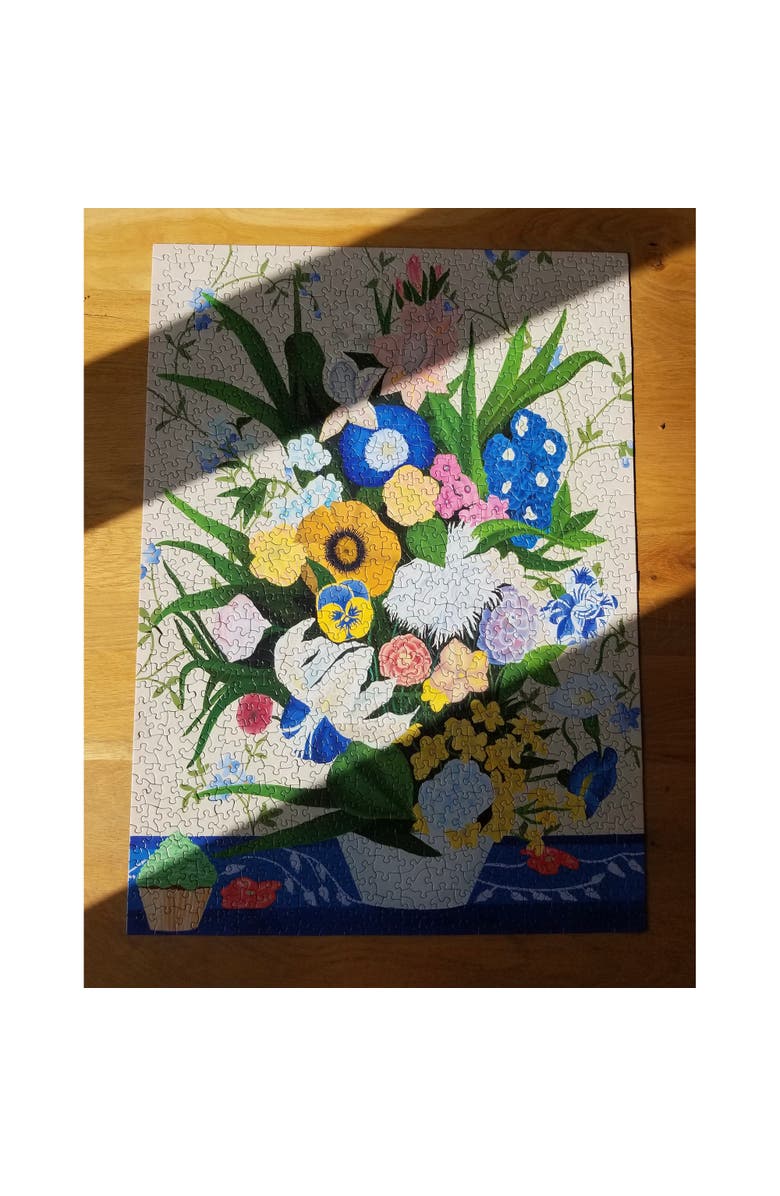 Kinstler Bouquet with Cupcake 1000 Piece Jigsaw Puzzle, Alternate, color, Multicolored