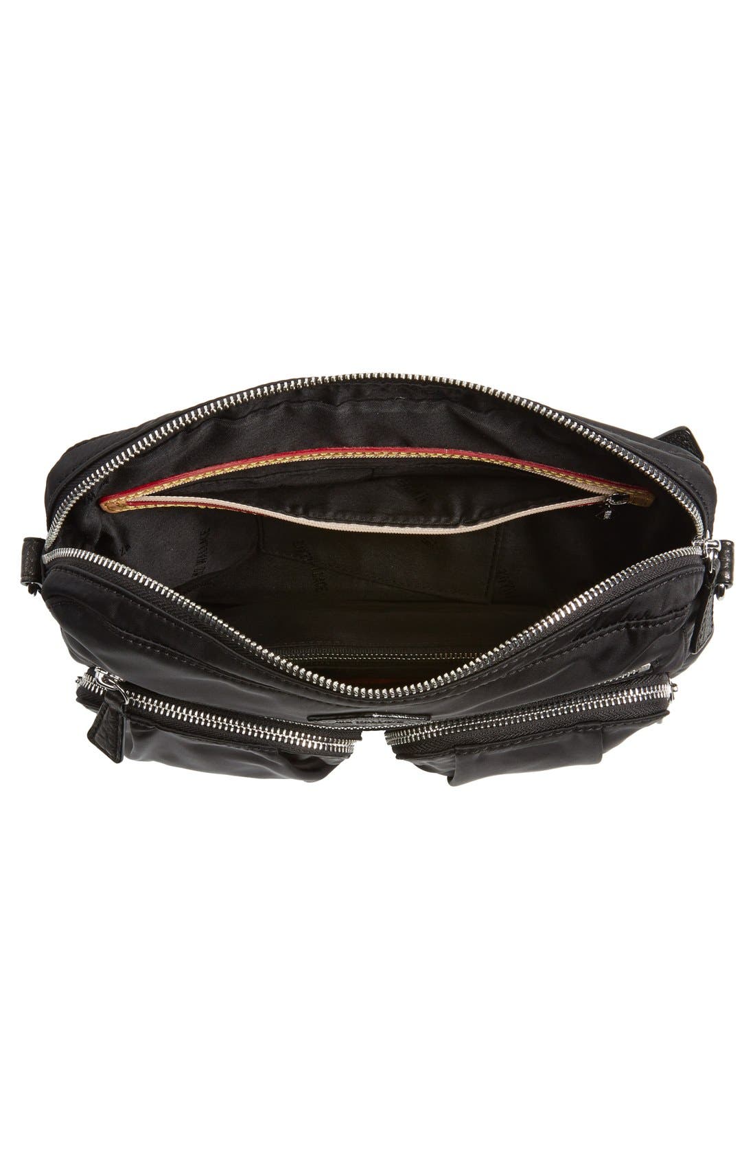 MZ Wallace 'Small Roxy' Bedford Nylon Shoulder Bag, Alternate, color, 