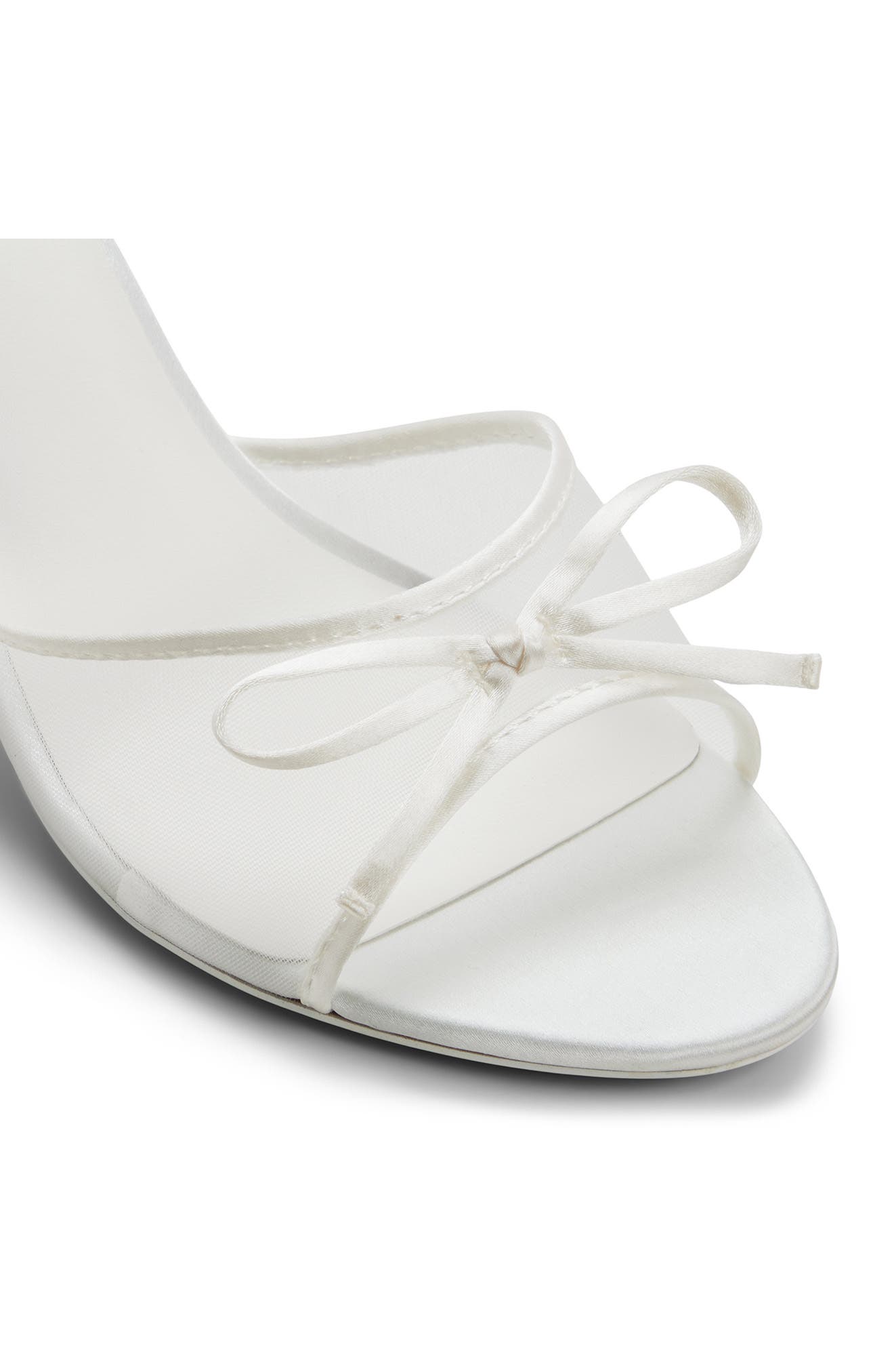 Bettie Bow Slide Sandal, Alternate, color, WHITE