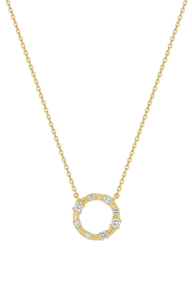 Bony Levy Solstice Diamond Circle Pendant Necklace, Main, color, 18K Yellow Gold
