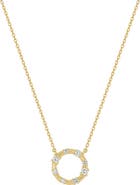 Bony Levy Solstice Diamond Circle Pendant Necklace