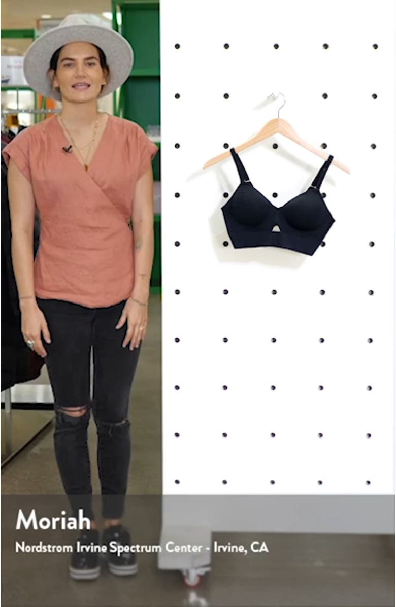 Workout To Waves Mesh Panel Sports Bra, sales video thumbnail