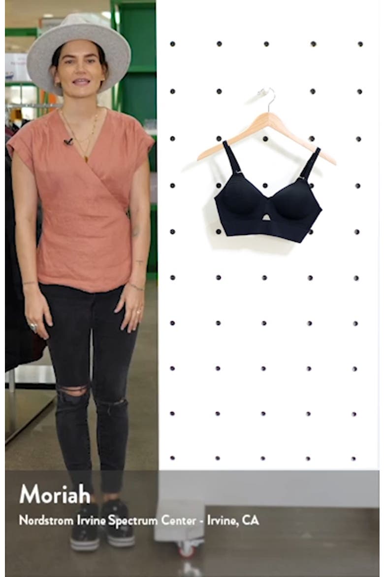 Workout To Waves Mesh Panel Sports Bra video