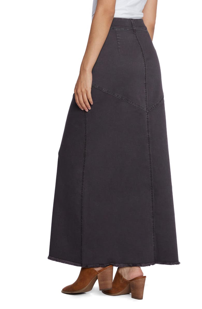 Wash Lab Denim Pieced Denim Maxi Skirt, Alternate, color, Dark Smoke