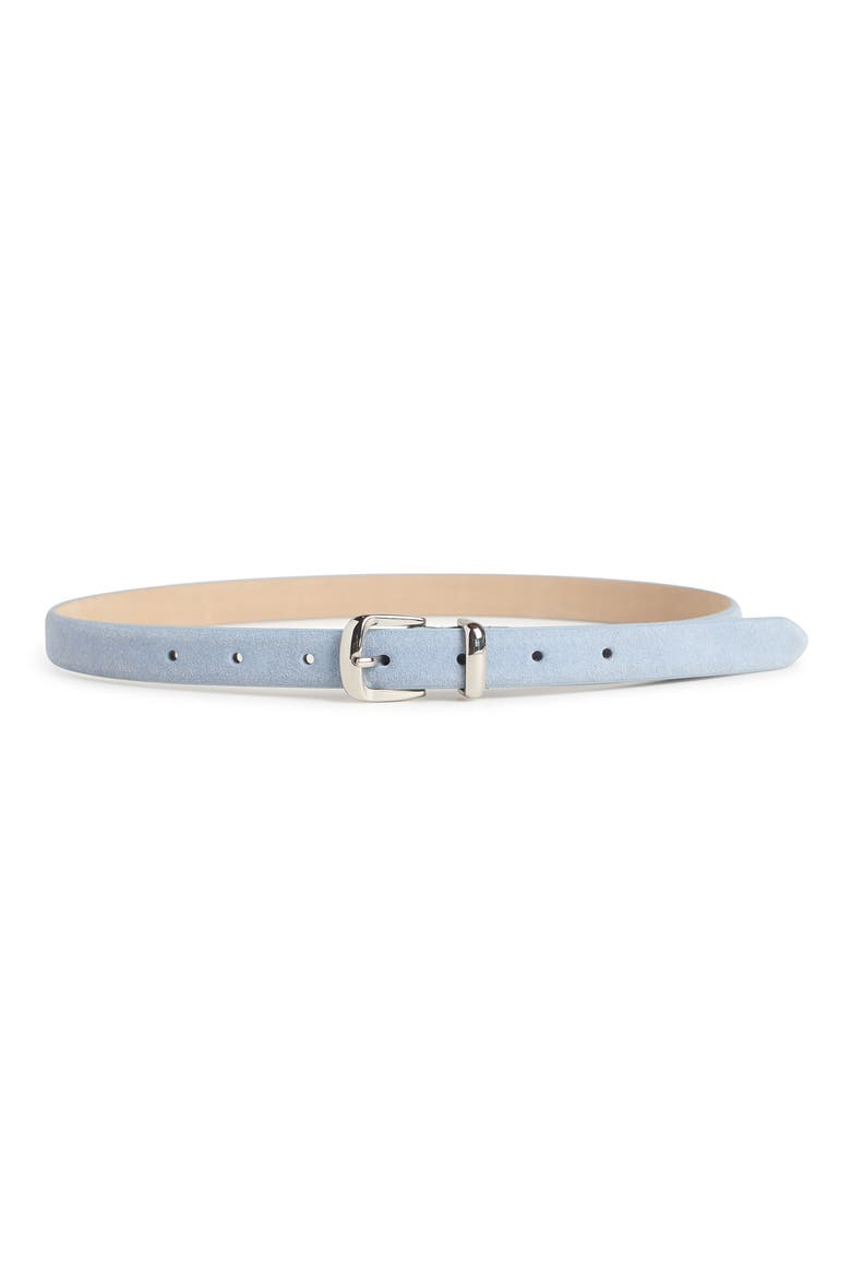 Suede Belt, Alternate, color, SOFT BLUE