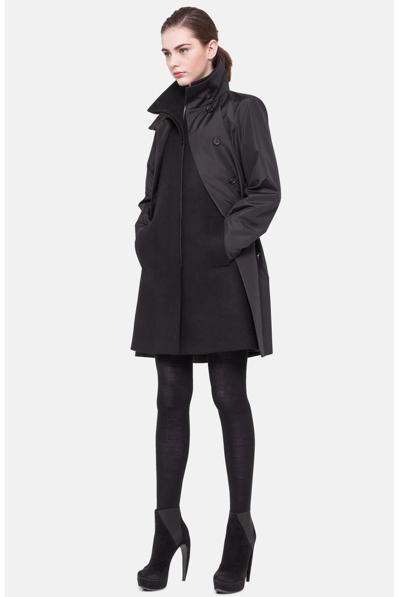 3-in-1 Technical Coat, Alternate, color, BLACK