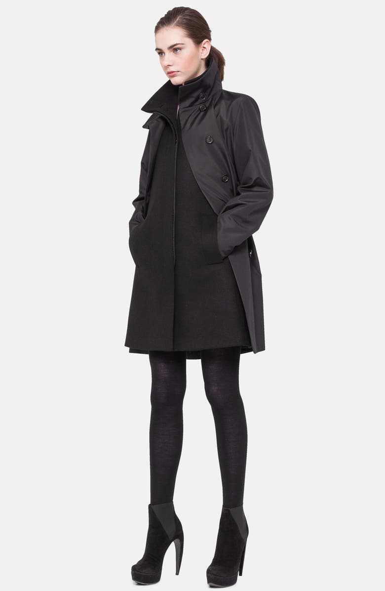 Akris 3-in-1 Technical Coat, Alternate, color,