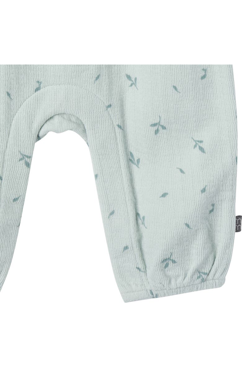 Modern Moments<sup>™</sup> by Gerber Ruffles Long Romper, Alternate, color, Sky Leaves