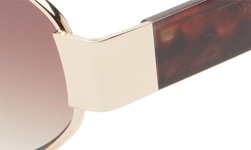 Bp. Gradient Oval Sunglasses In Gold Tort