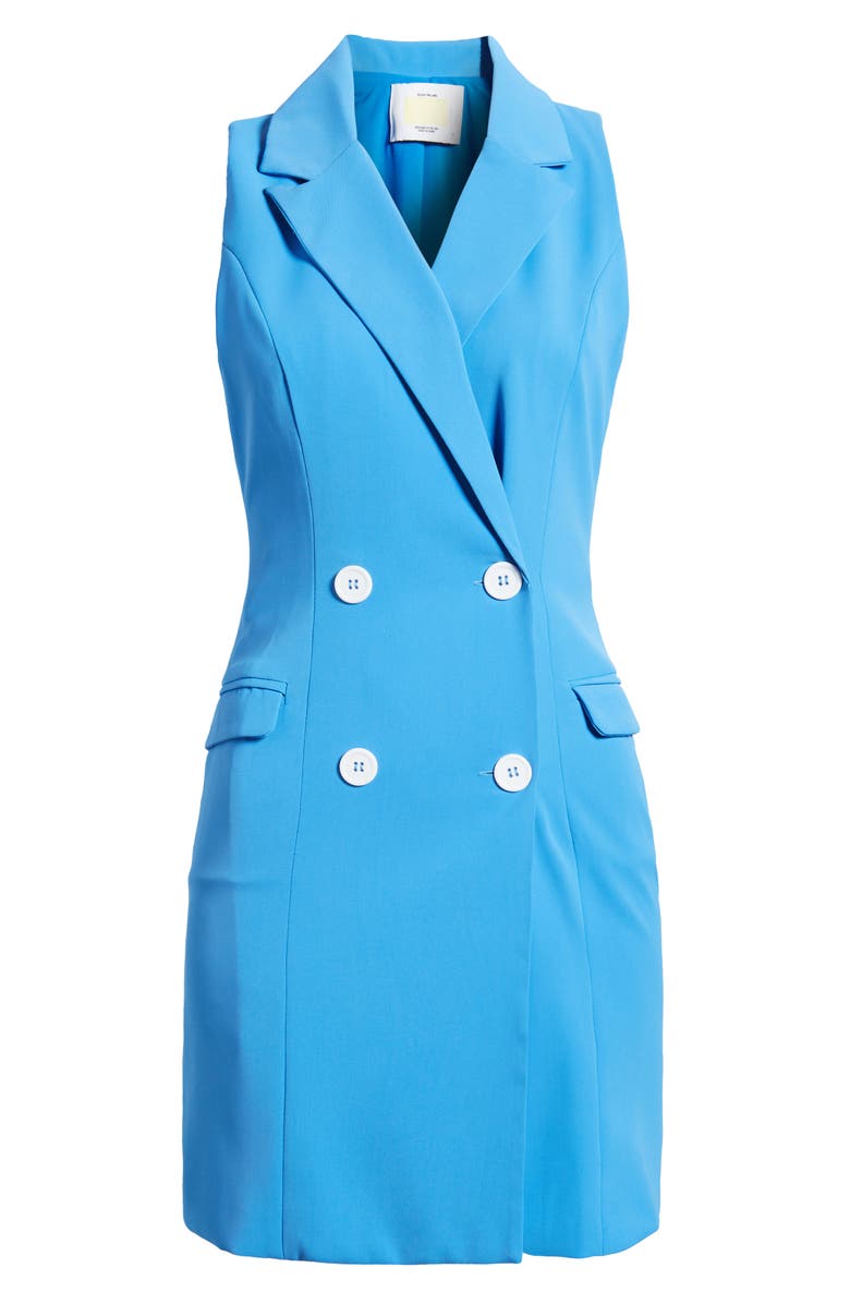 YELLOW THE LABEL Liv Sleeveless Blazer Dress, Alternate, color, 