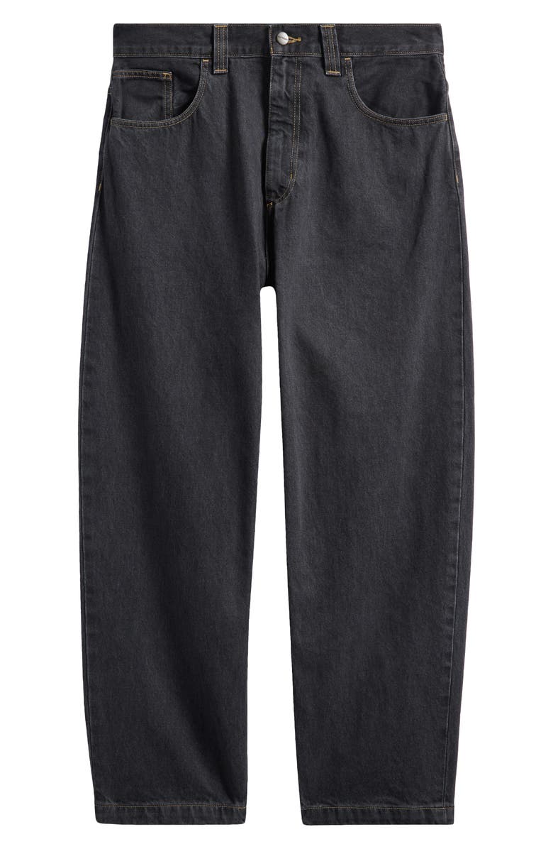 Carhartt Work In Progress Brandon Loose Straight Leg Jeans, Alternate, color, Black Stone Washed
