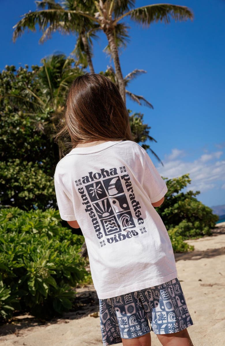 Feather 4 Arrow Kids' Oversize Cotton Graphic T-Shirt, Alternate, color, 