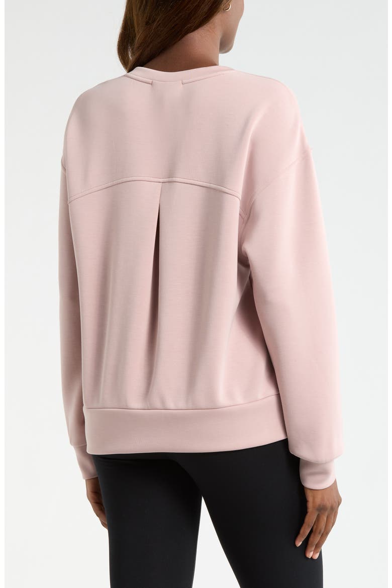 Soft Luxe Boxy Crew Sweatshirt, Alternate, color, PINK FAWN