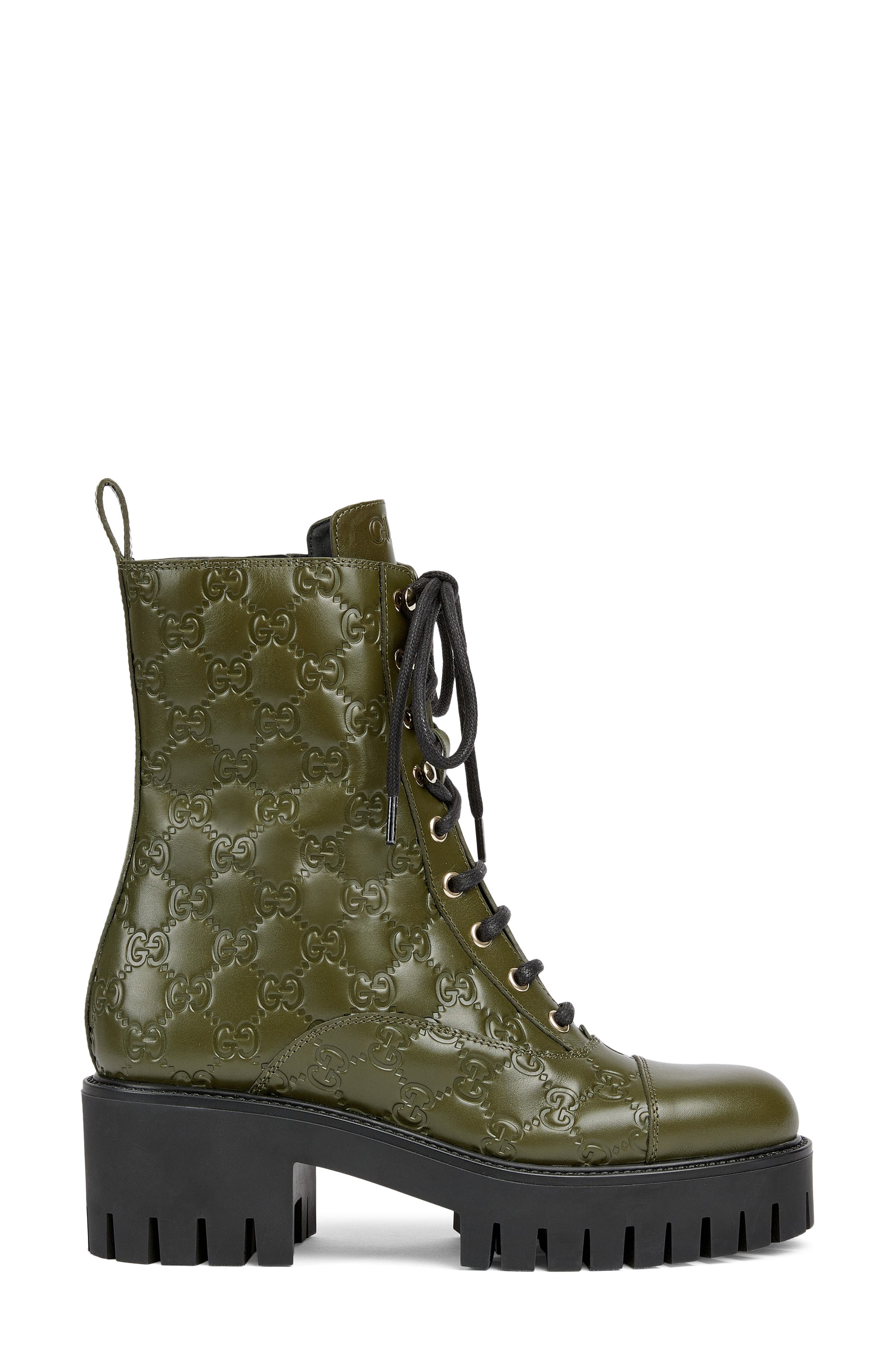 Gucci GG Bootie, Alternate, color, 307 Dark Green