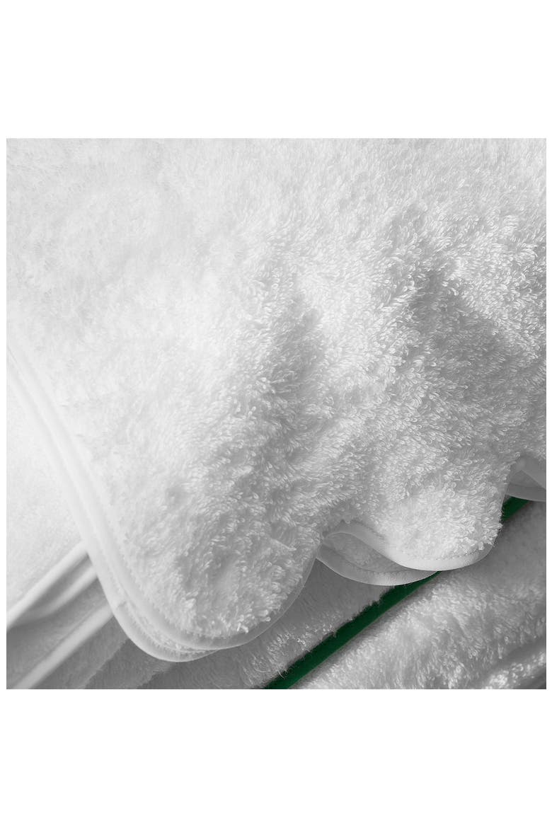 Cairo Scallop Bath Towel, Alternate, color, NAVY