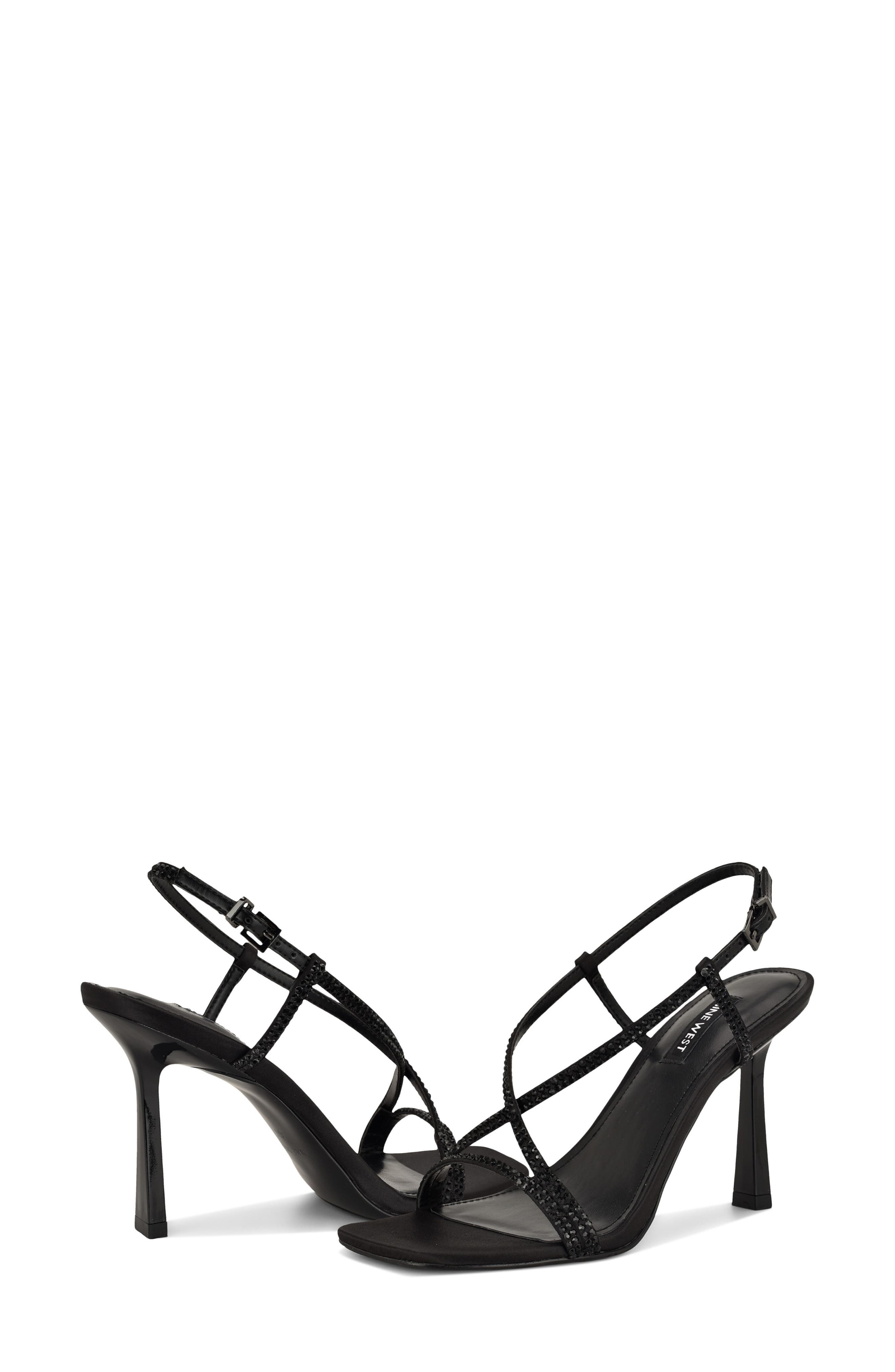 Nine West Vallanh Slingback Sandal, Alternate, color, Black